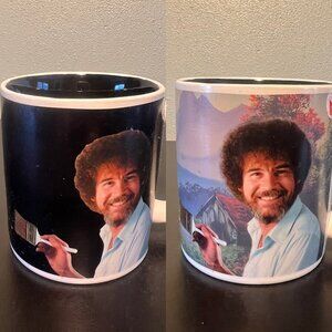 The Unemployed Philosophers Guild BOB ROSS Self-Painting Art Heat Changing Mug